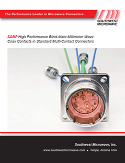 SSBP High Performance Blind-Mate Millimeter Wave Coax Contacts in Standard Multi-Contact Connectors